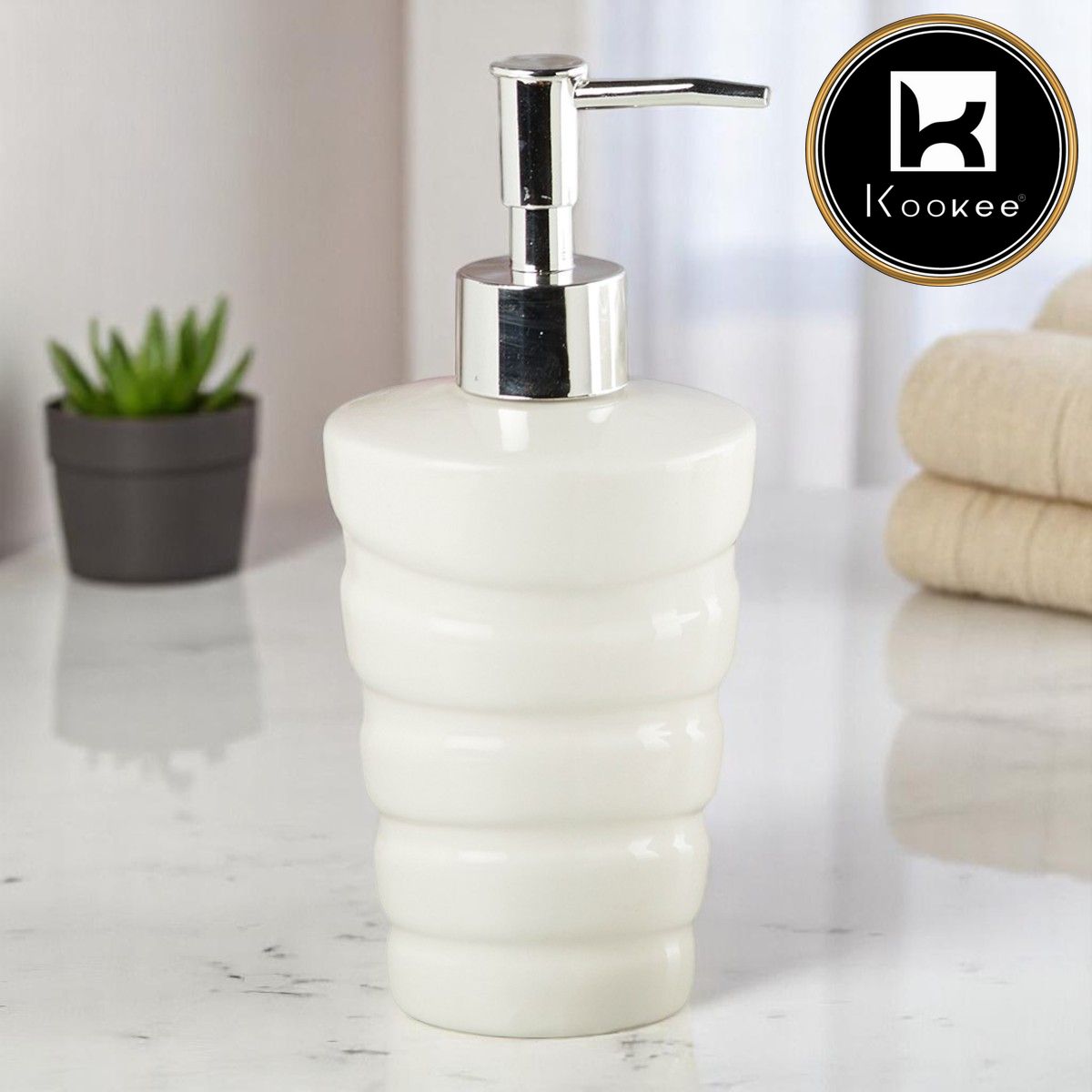 Kookee Ceramic Soap Dispensers, 1 piece (10237-SD)