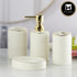 Ceramic Bathroom Set of 4 with Soap Dispenser (10253)