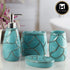 Ceramic Bathroom Set of 4 with Soap Dispenser (10260)