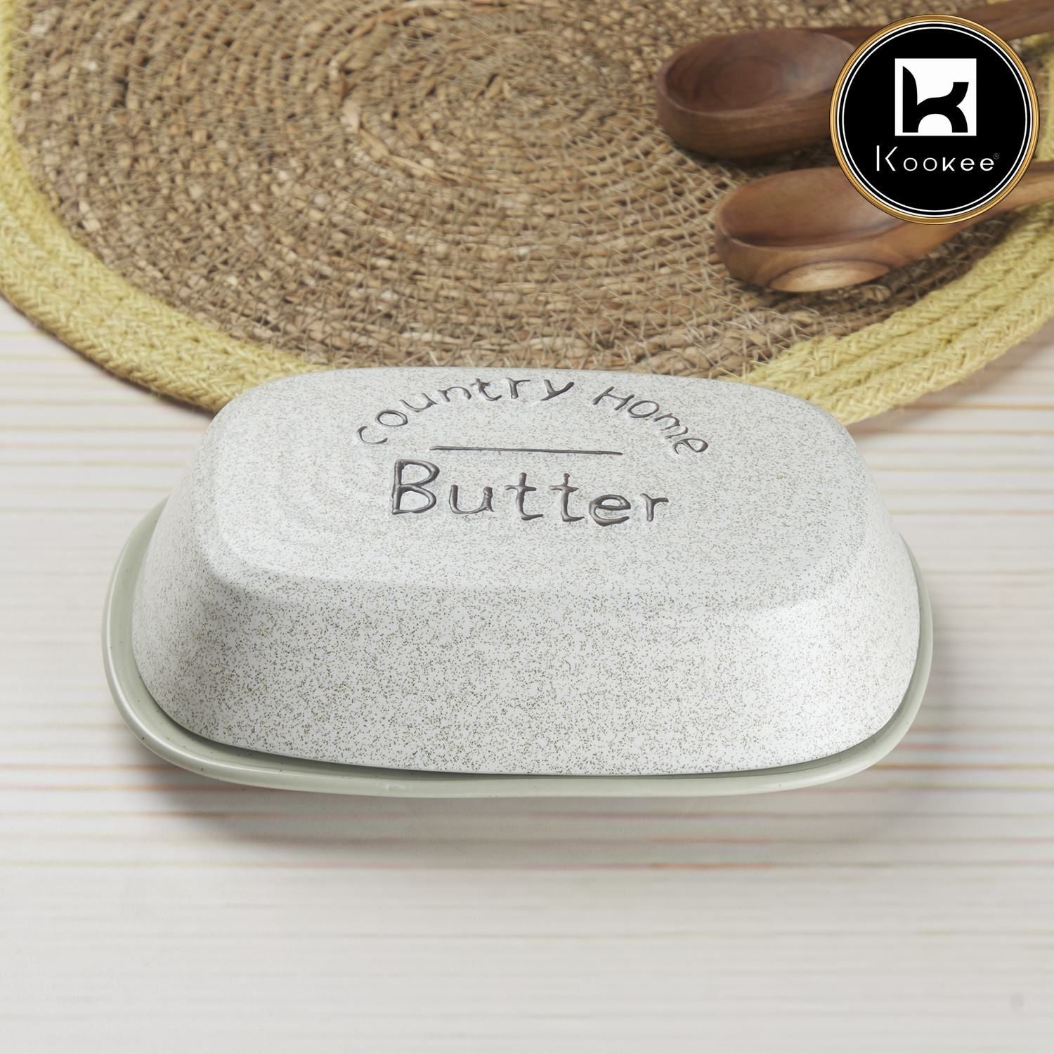 Ceramic Butter Dish Tray with Lid with 250g (10269)