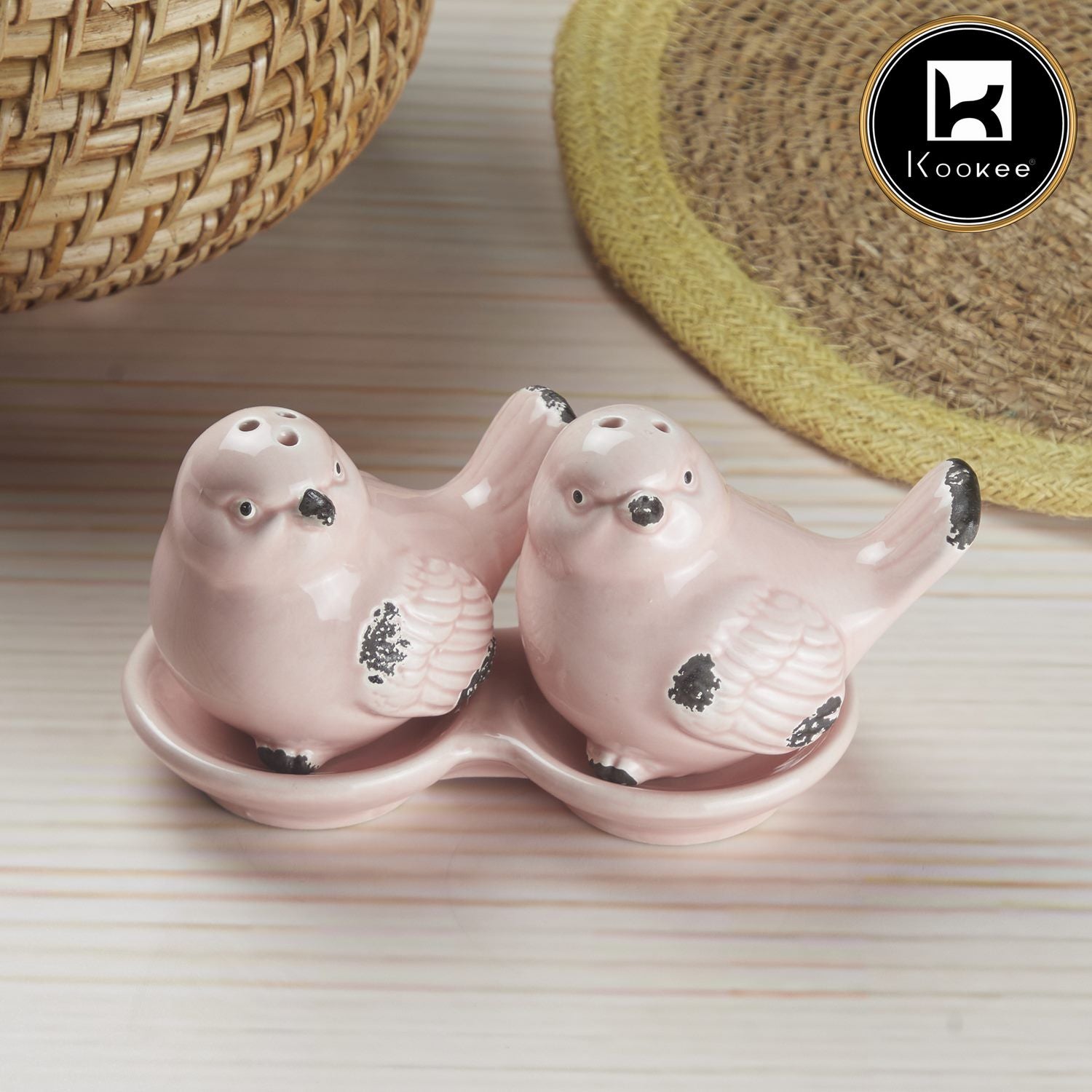 Kookee Salt and Pepper Sets, Pink, ART10275