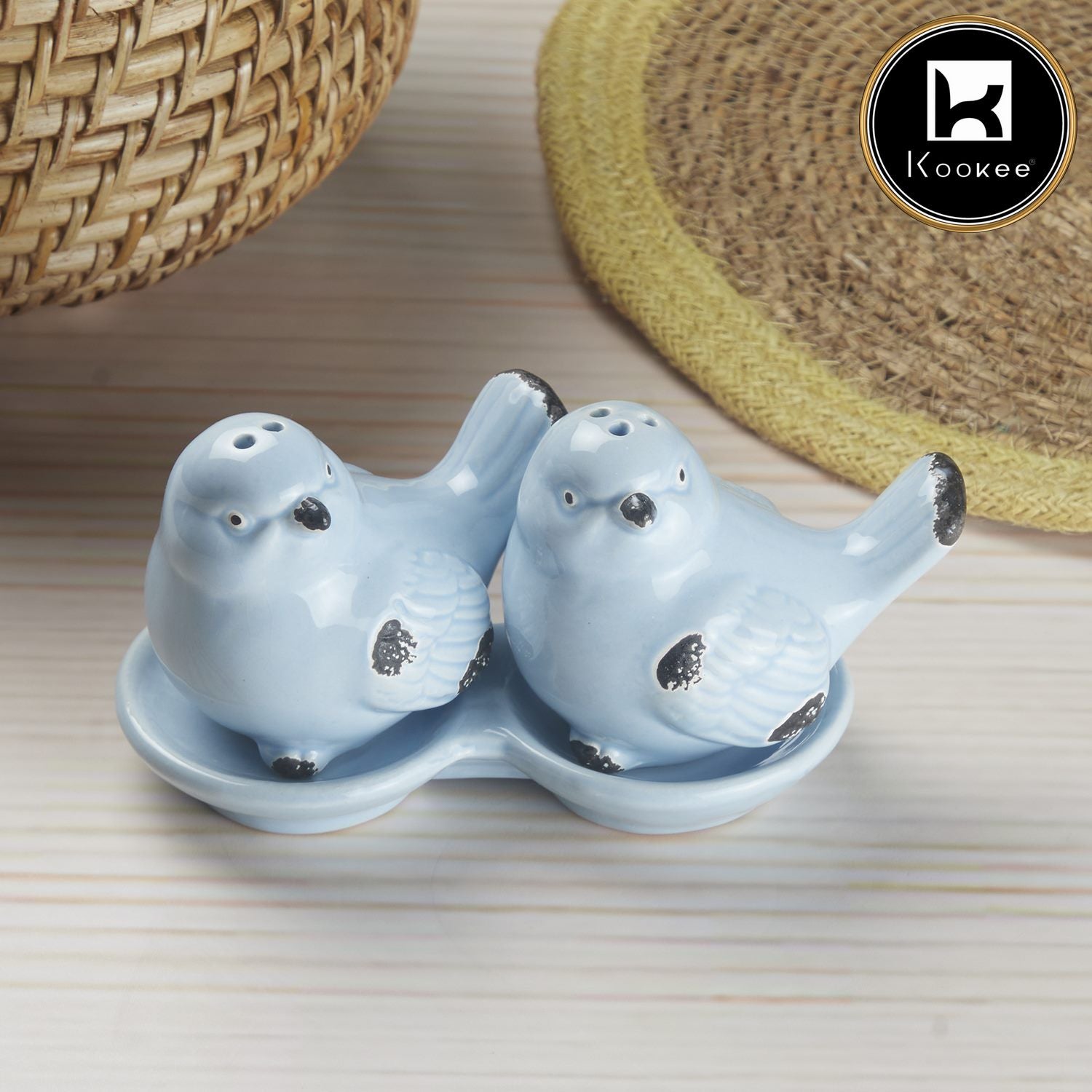 Kookee Salt and Pepper Sets, Blue, ART10278