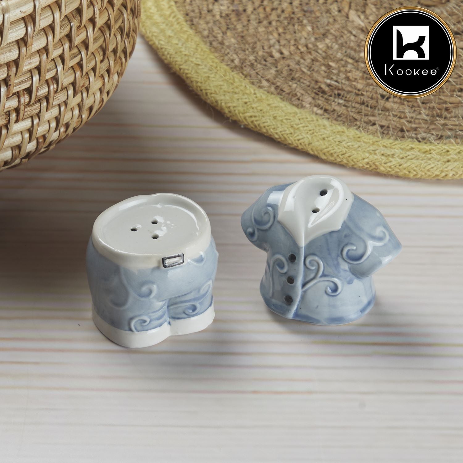 Kookee Salt and Pepper Sets, Blue, ART10280