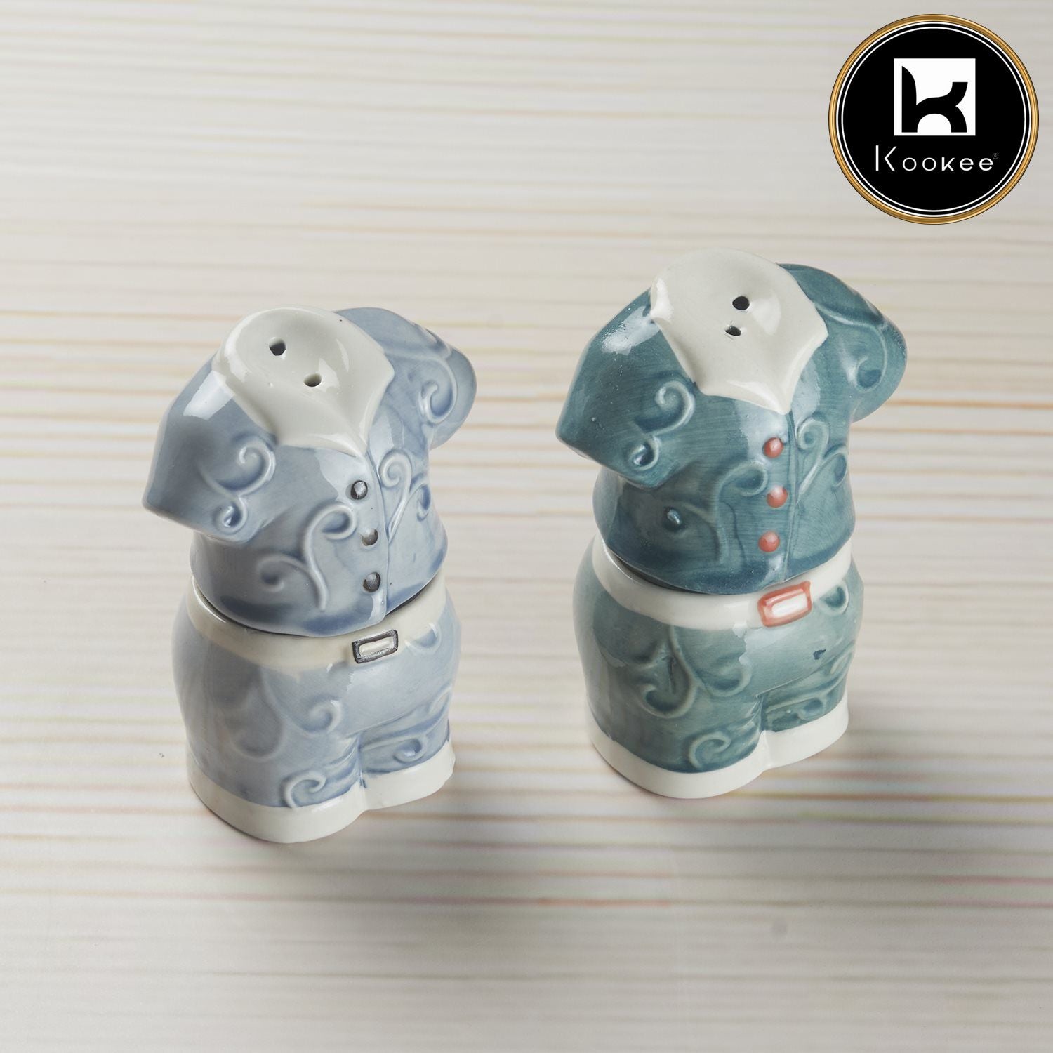 Kookee Salt and Pepper Sets, Blue, ART10280