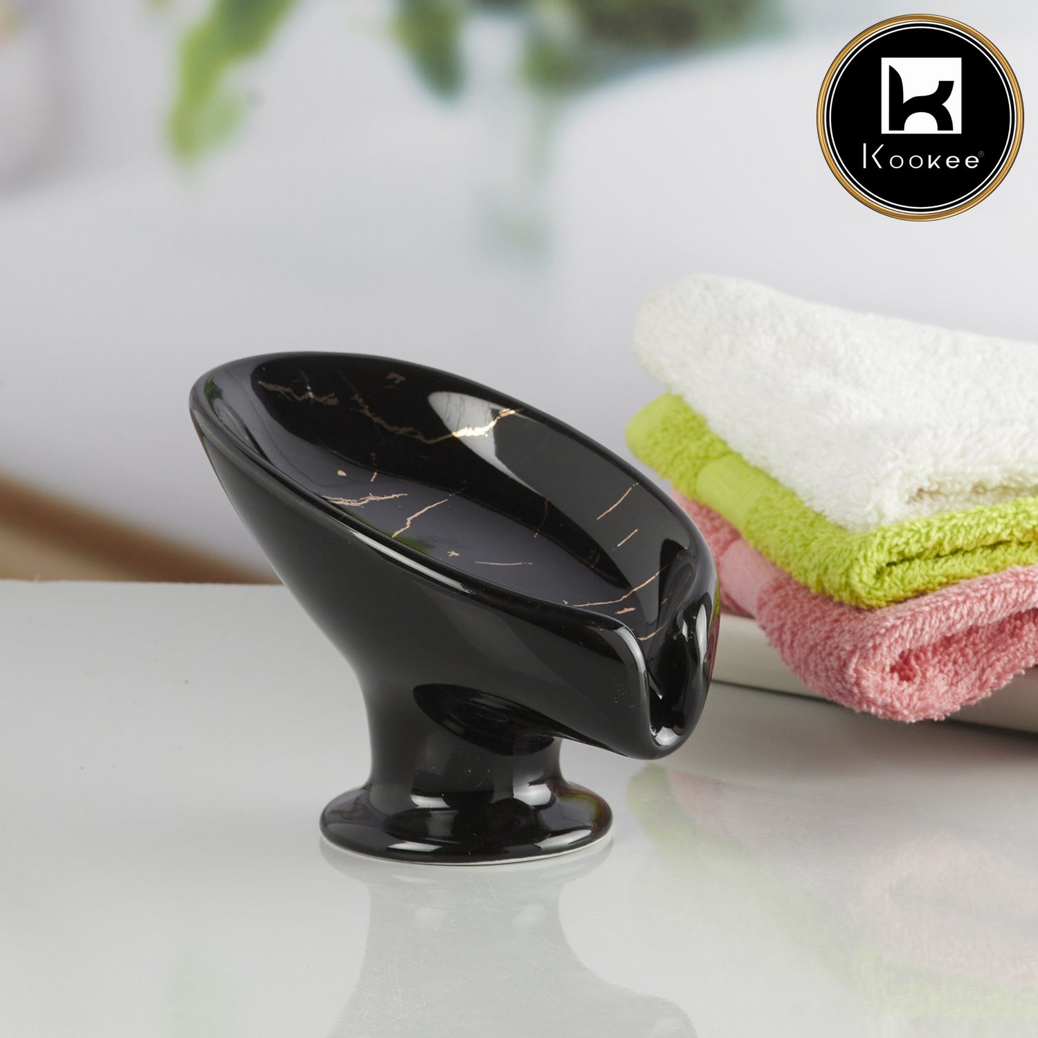 Kookee Soap Holders, Black, ART10314