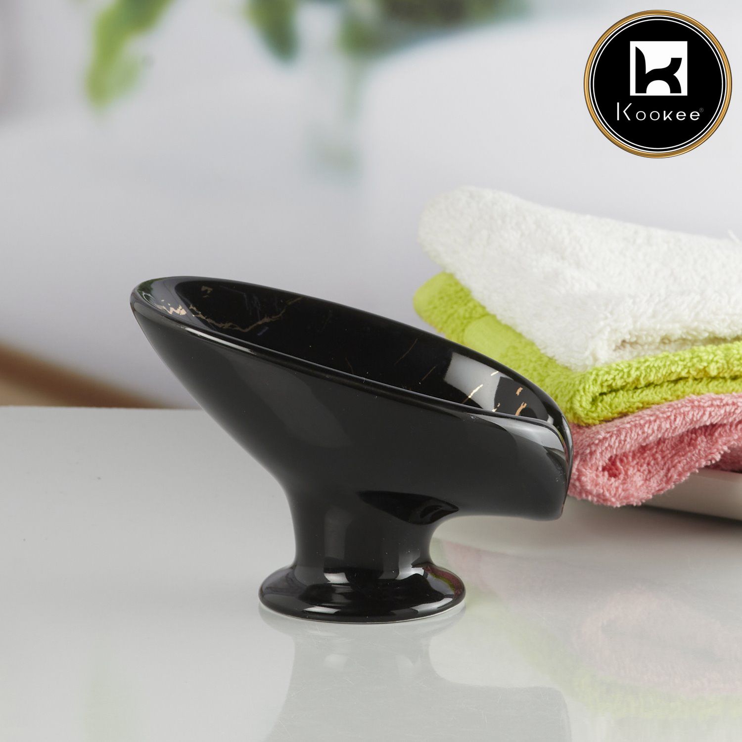 Kookee Soap Holders, Black, ART10314