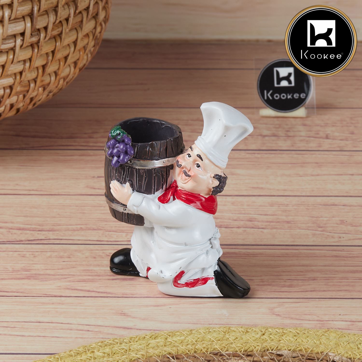 Polyresin Chef Toothpick holder tabletop (10350)