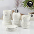 Ceramic Bathroom Set of 4 with Soap Dispenser (10376)