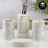 Ceramic Bathroom Set of 4 with Soap Dispenser (10377)