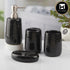 Ceramic Bathroom Set of 4 with Soap Dispenser (10385)