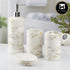 Ceramic Bathroom Set of 4 with Soap Dispenser (10389)