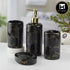 Ceramic Bathroom Set of 4 with Soap Dispenser (10390)