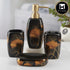 Ceramic Bathroom Set of 4 with Soap Dispenser (10396)