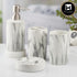 Ceramic Bathroom Set of 4 with Soap Dispenser (10424)