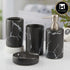 Ceramic Bathroom Set of 4 with Soap Dispenser (10425)