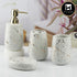 Ceramic Bathroom Set of 4 with Soap Dispenser (10429)