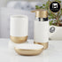 Ceramic Bathroom Set of 3 with Soap Dispenser (10435)