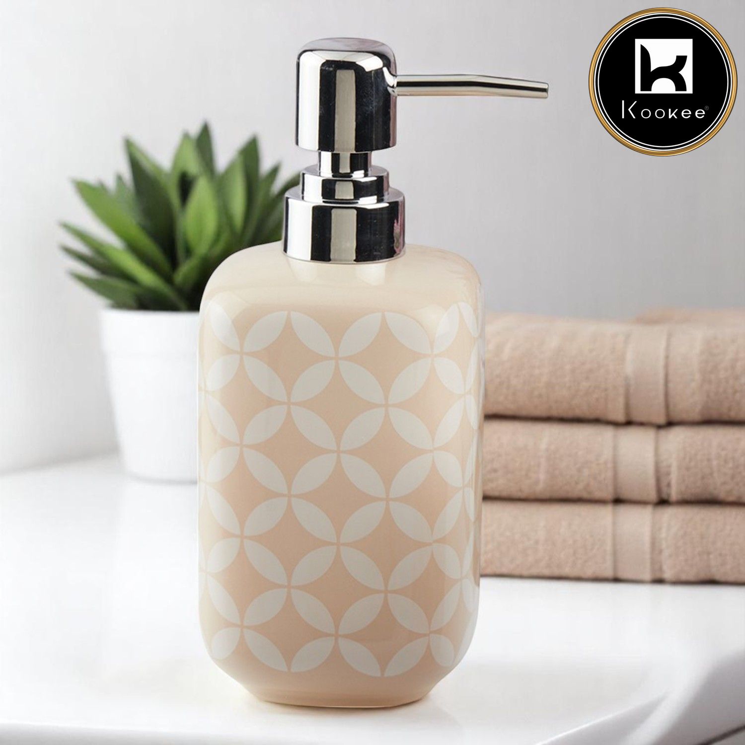 Kookee Ceramic Soap Dispensers, 1 piece (10454-SD)