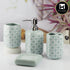 Ceramic Bathroom Accessories Set of 4 with Soap Dispenser (10455)