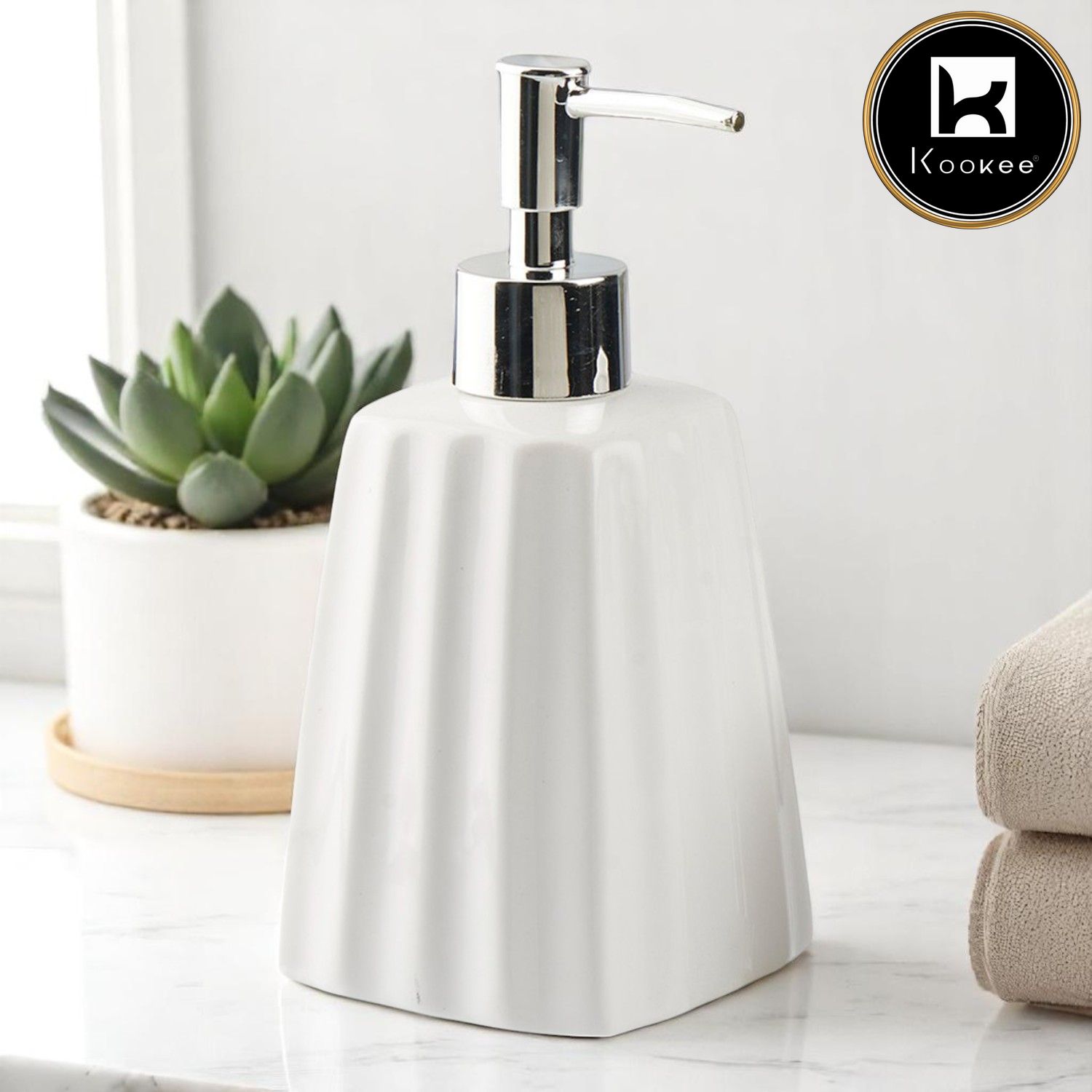 Kookee Ceramic Soap Dispensers, 1 piece (10468-SD)