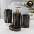 Ceramic Bathroom Set of 4 with Soap Dispenser (10473)