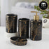 Ceramic Bathroom Set of 4 with Soap Dispenser (10473)