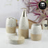 Ceramic Bathroom Set of 4 with Soap Dispenser (10479)