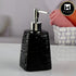 Ceramic Soap Dispenser for handwash for Bathroom, Black, (Set of 1) (10601)