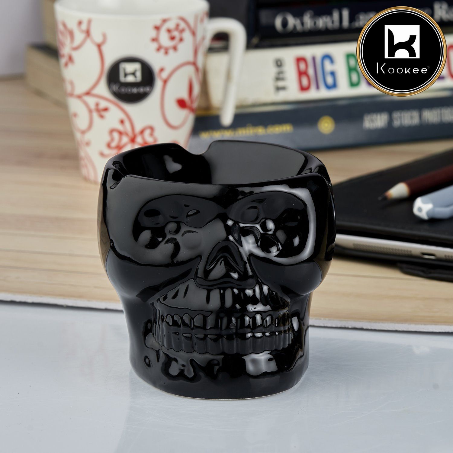 Ceramic Ashtray for Smokers (V-ASH-007-1)