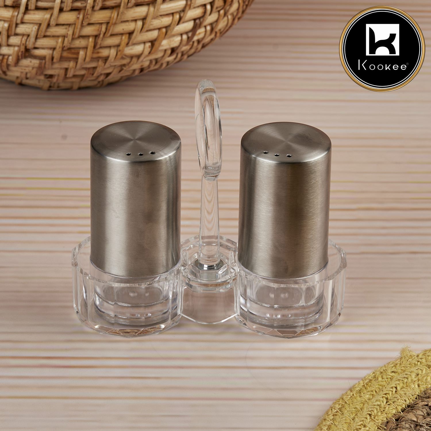 Kookee Salt and Pepper Sets, Transparent, ART10703