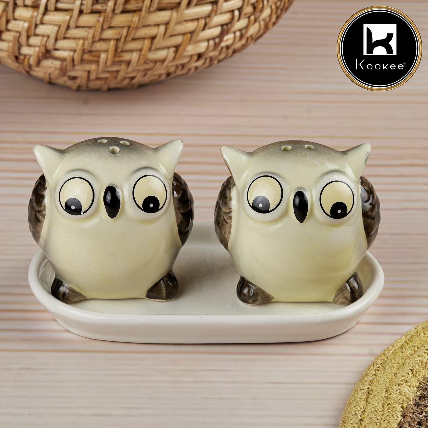 Kookee Salt and Pepper Sets, Off White, ART10704