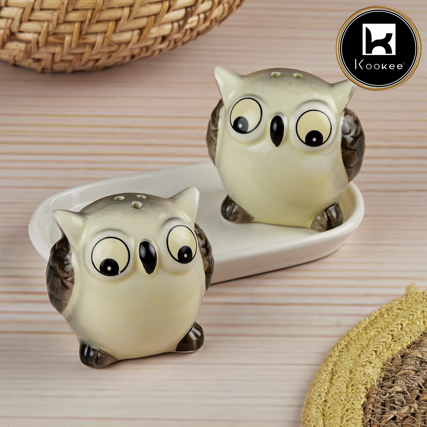 Kookee Salt and Pepper Sets, Off White, ART10704