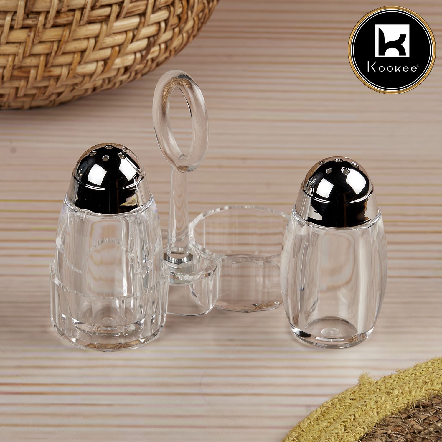 Kookee Salt and Pepper Sets, Transparent, ART10705