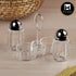 Acrylic Salt and Pepper Shakers Set with tray for Dining Table (10705)