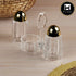 Acrylic Salt and Pepper Shakers Set with tray for Dining Table (10706)