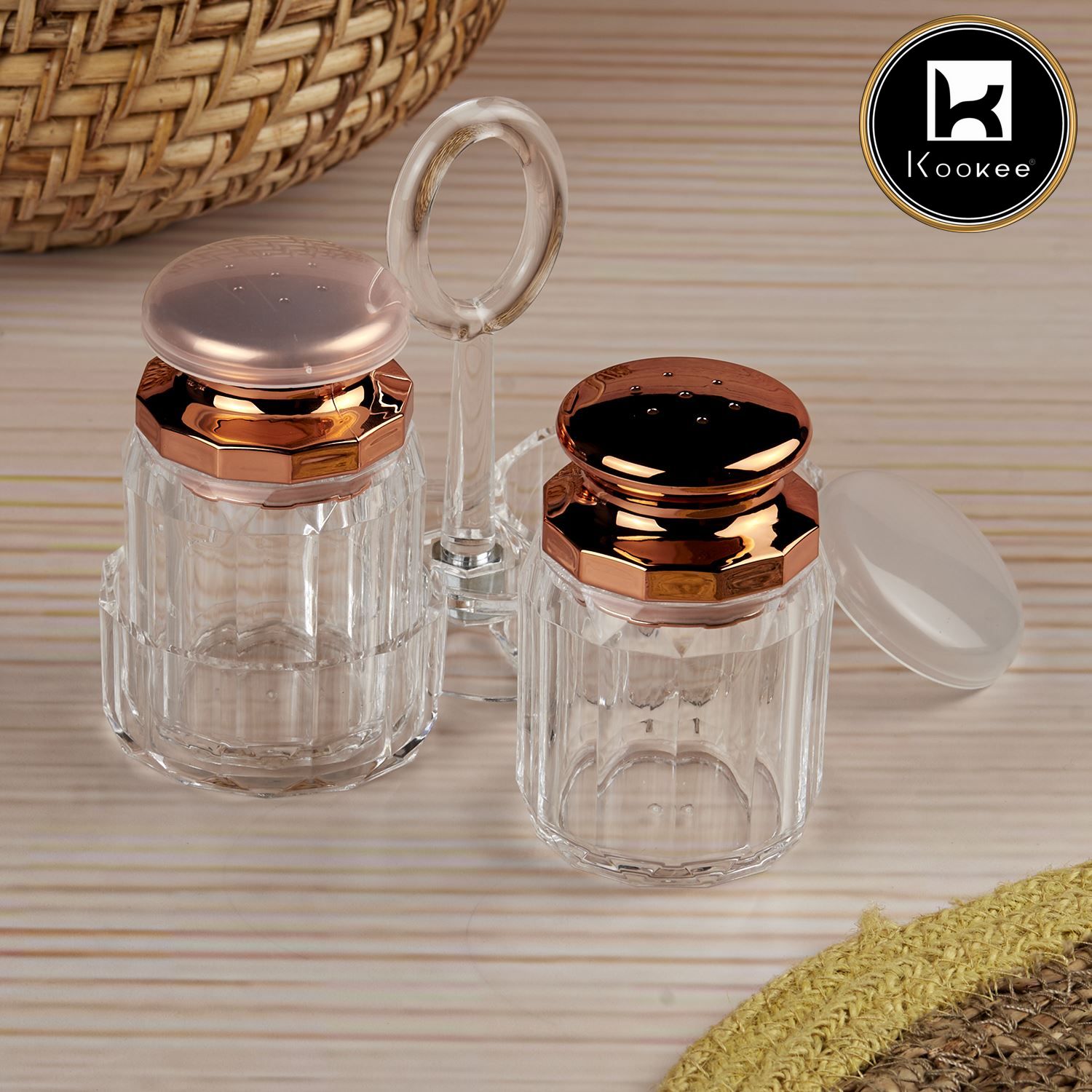 Kookee Salt and Pepper Sets, Transparent, ART10708