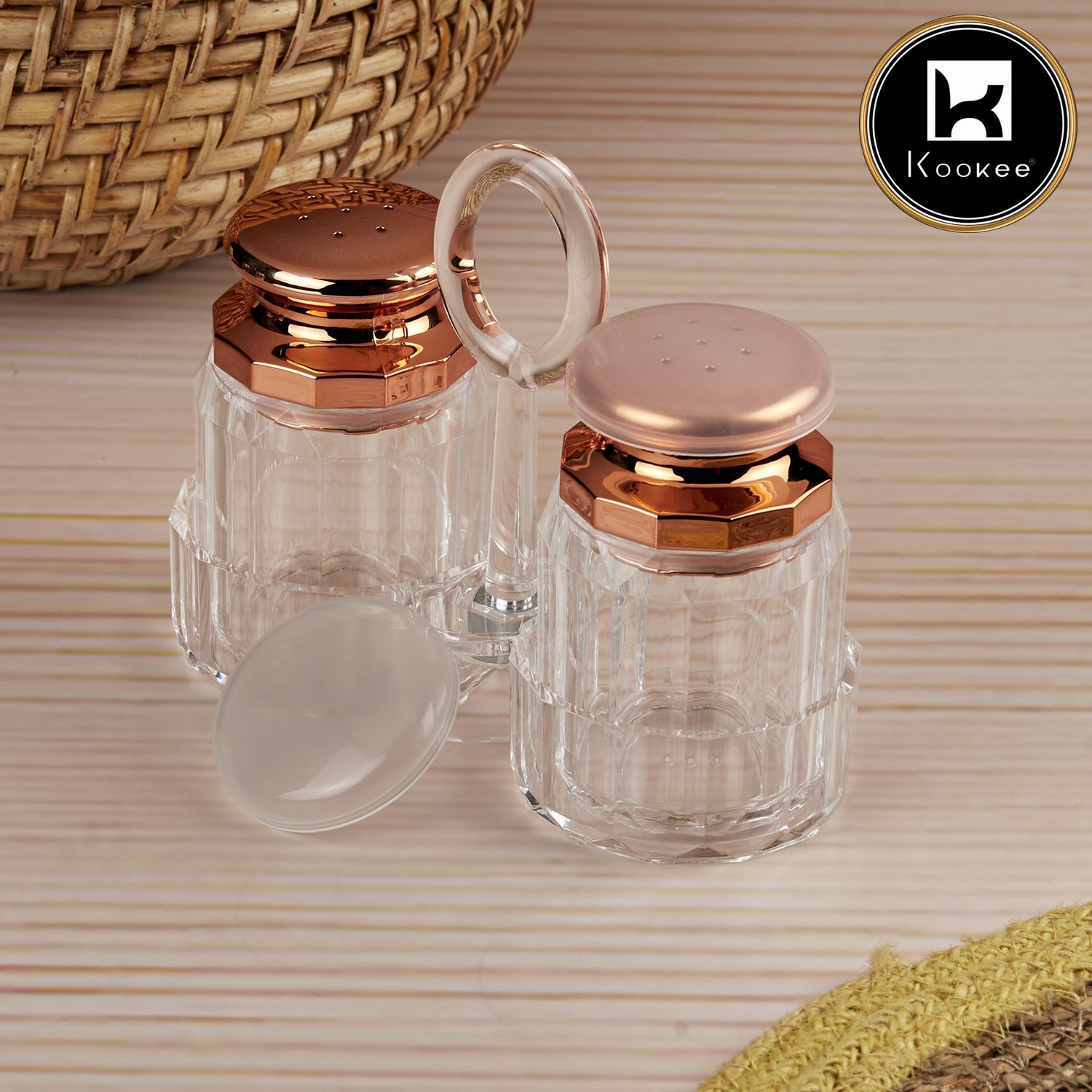 Kookee Salt and Pepper Sets, Transparent, ART10708