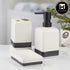 Ceramic Bathroom Set of 3 with Soap Dispenser (10718)