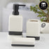 Ceramic Bathroom Set of 3 with Soap Dispenser (10718)