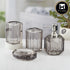 Acrylic Bathroom Set of 4 with Soap Dispenser (10722)