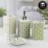 Ceramic Bathroom Set of 4 with Soap Dispenser (10724)