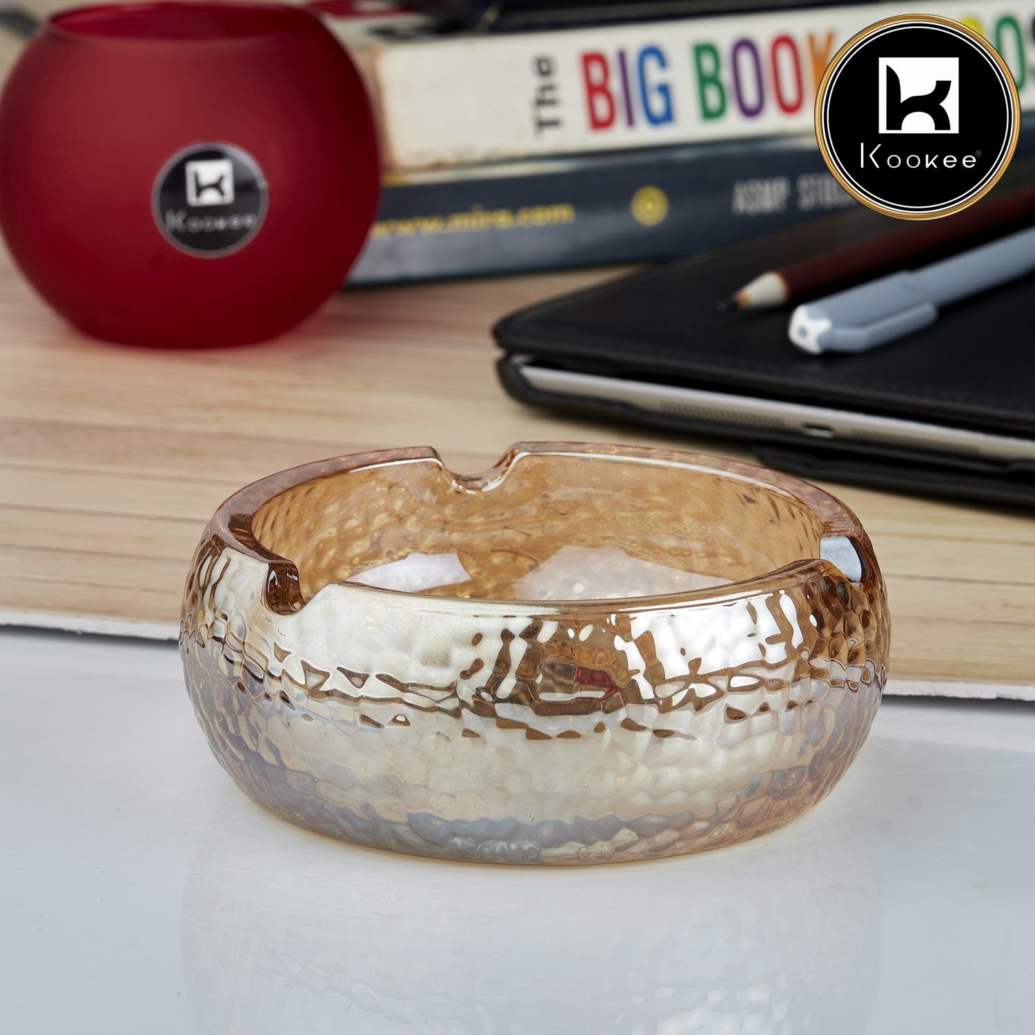 Glass Ashtray for Cigarettes (V-ASH-011-1)