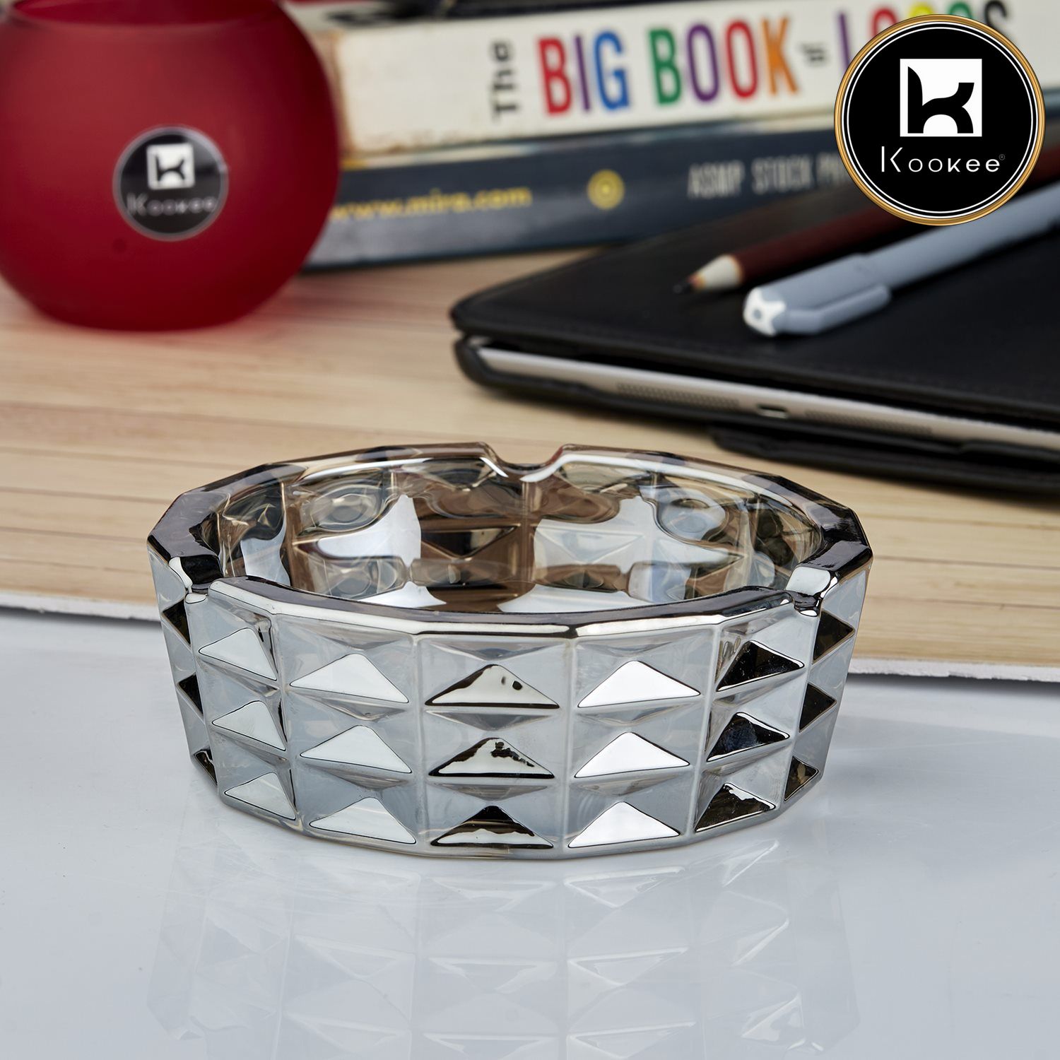 Glass Ashtray for Cigarettes (V-ASH-011-1)