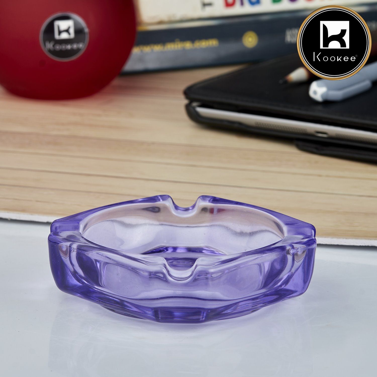 Glass Ashtray for Cigarettes (V-ASH-005-7)