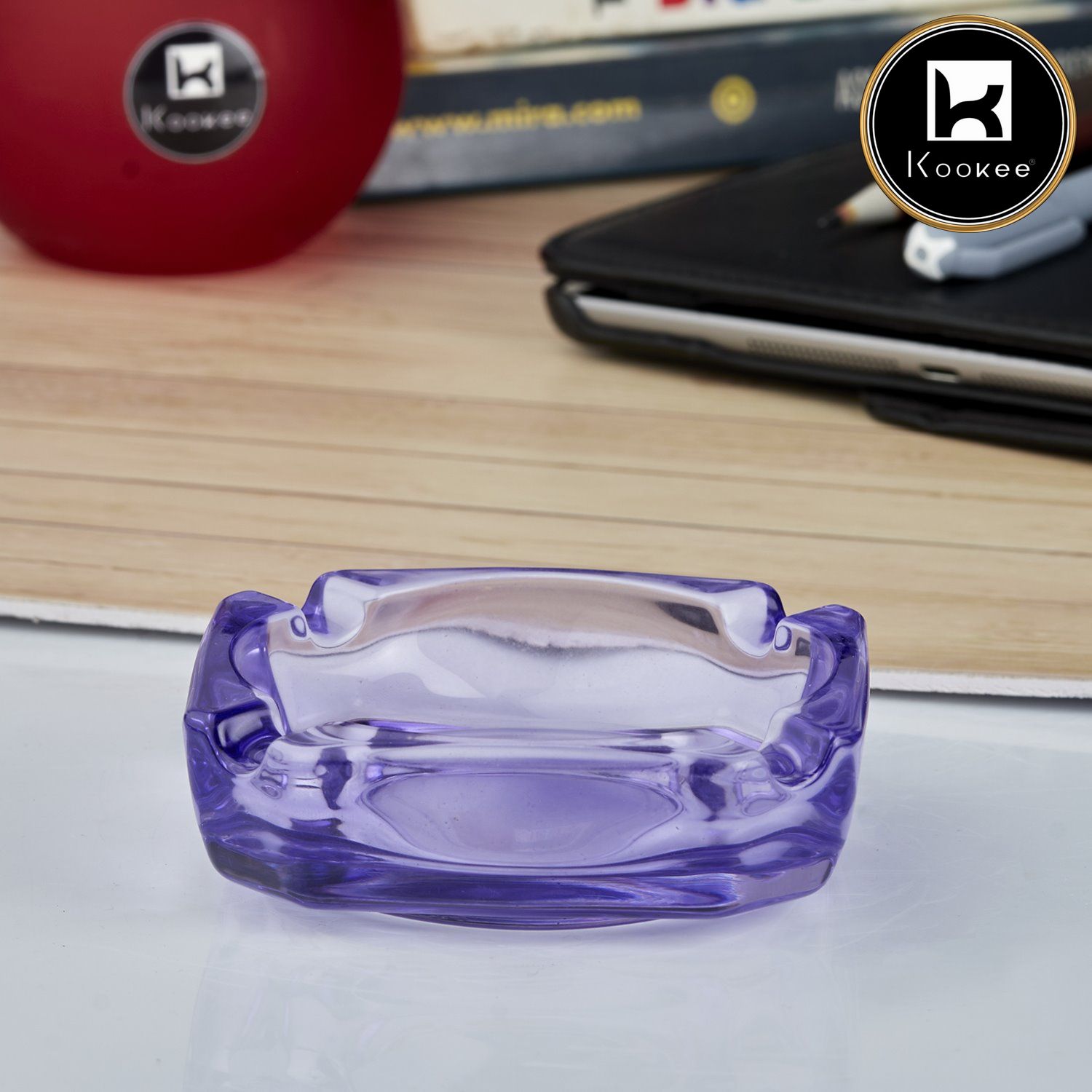 Glass Ashtray for Cigarettes (V-ASH-005-7)