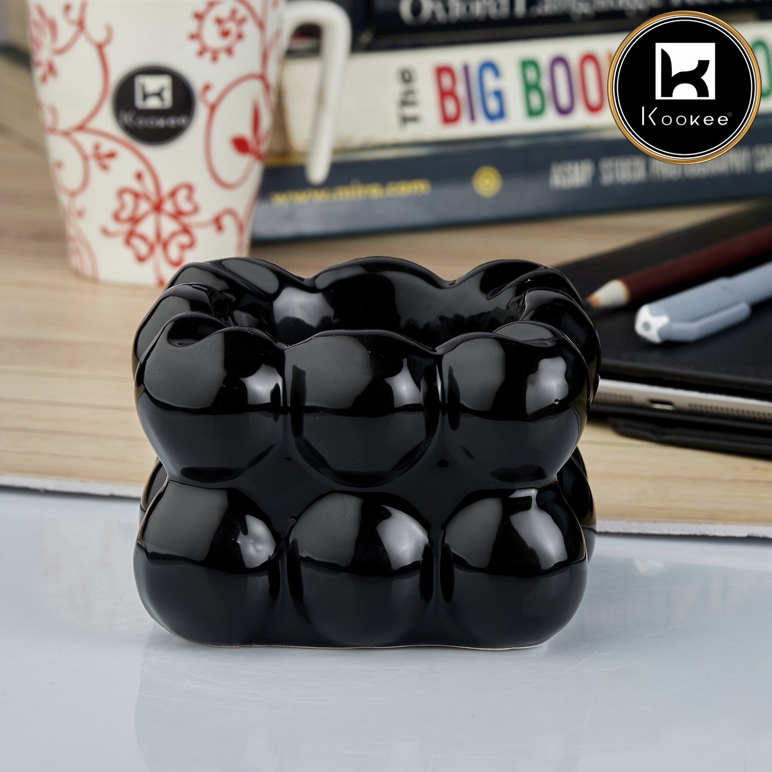Ceramic Ashtray for Smokers (V-ASH-007-2)
