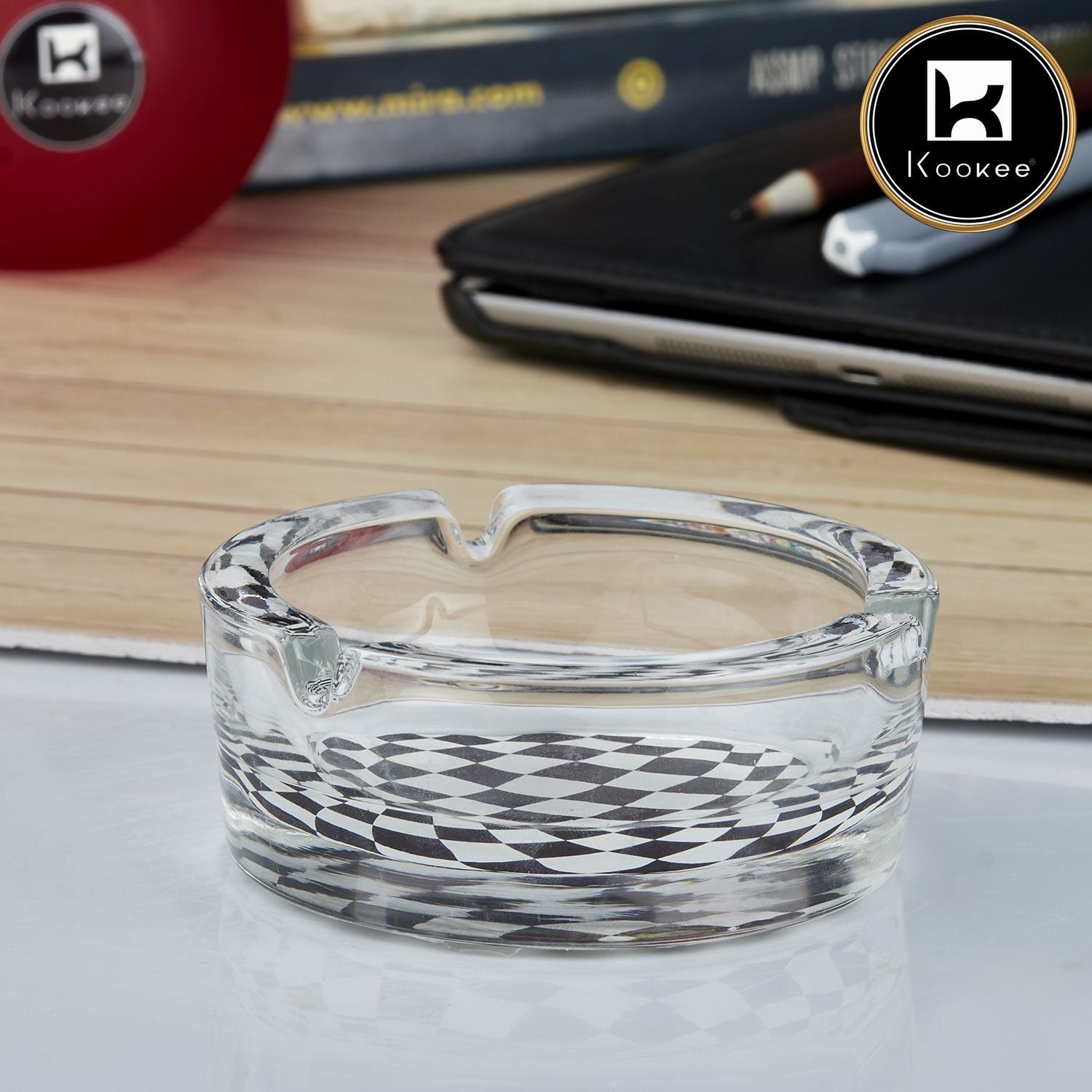 Glass Ashtray for Cigarettes (V-ASH-005-5)