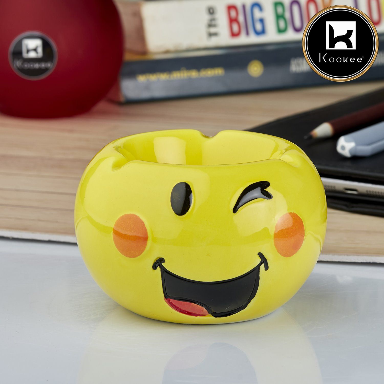 Kookee Ceramic Ashtray for Smokers (10775)