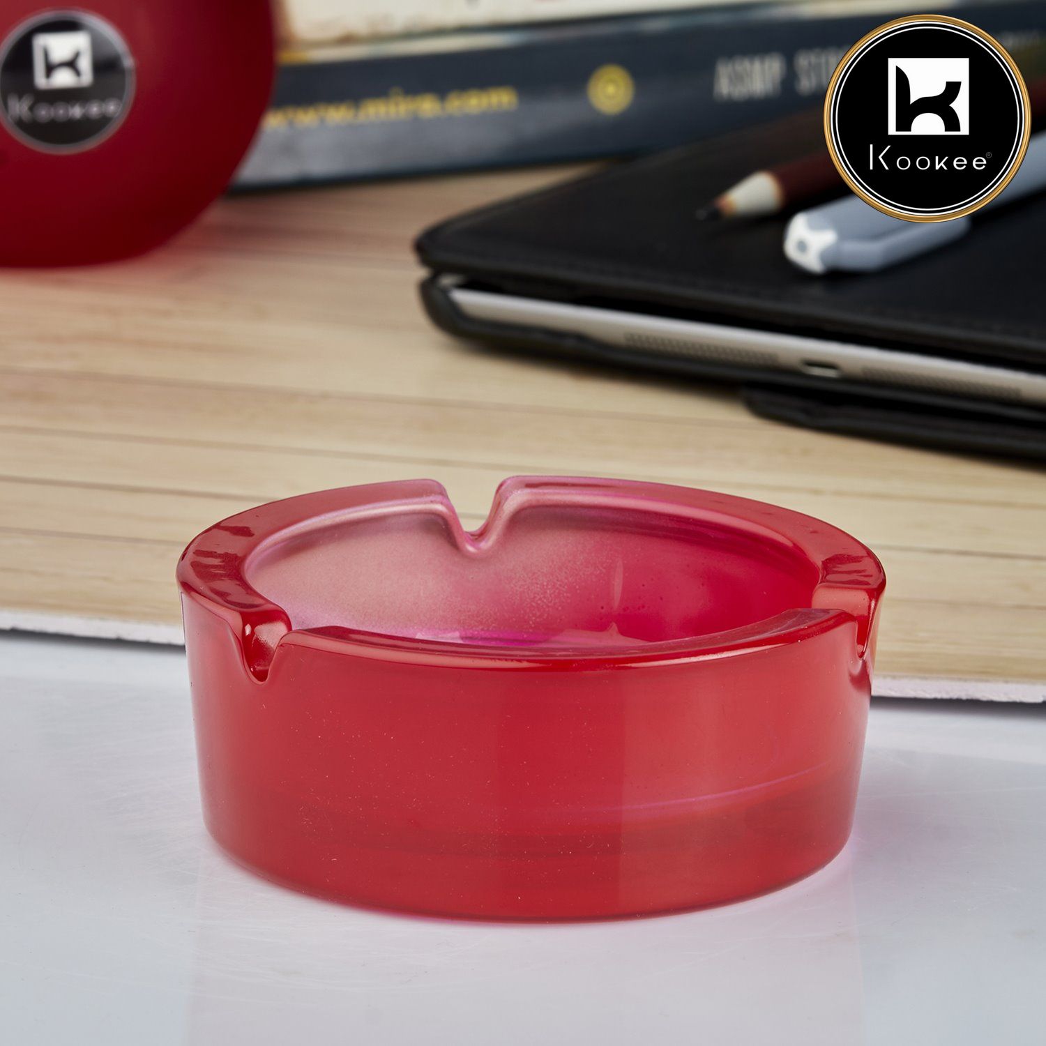 Glass Ashtray for Cigarettes (V-ASH-005-6)