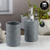 Ceramic Bathroom Accessories Set of 2 with Soap Dispenser (11113)